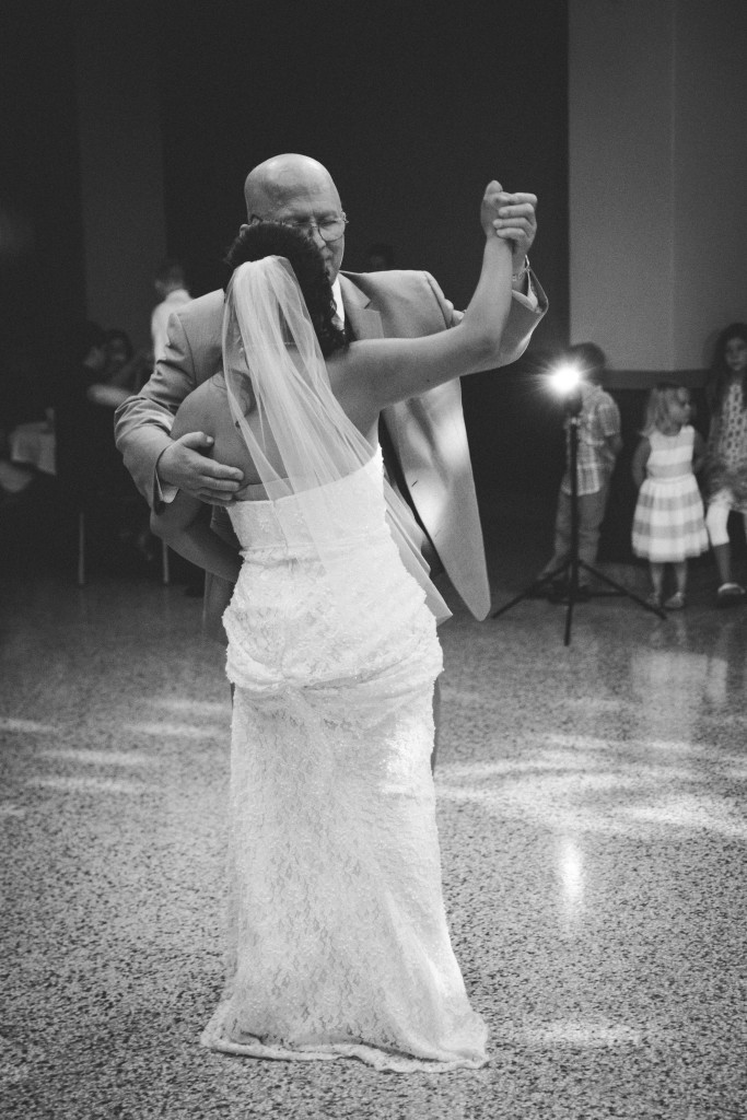 Eau claire Wedding reception masonic temple ballroom father daughter dance