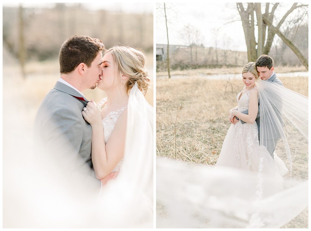 Taken by Wisconsin wedding photographer Alisha Marie Photography, specializes in Eau Claire wedding photographer, family photos Eau Claire wedding dress shop and image portrait in wisconsin and Stillwater minnesota rainy day wi wedding photographer evening portraits with bride and groom 