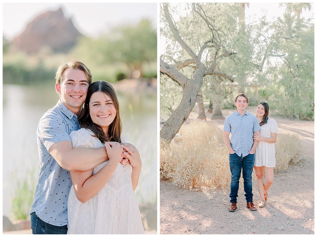 Beautiful engagement session locations in Tempe Arizona. Best locations for photos near Phoenix.