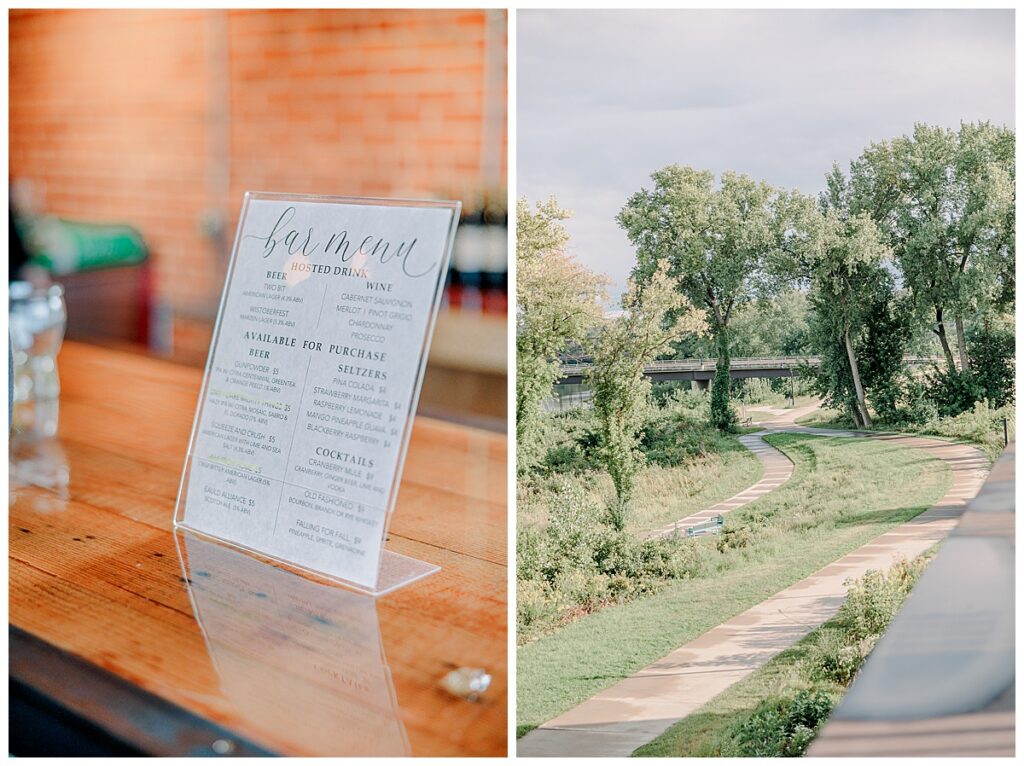 Eau claire wedding brewing projekt drink list